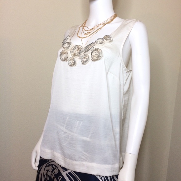 Loft blouse camisole sleeveless top chiffon cami - Picture 1 of 8